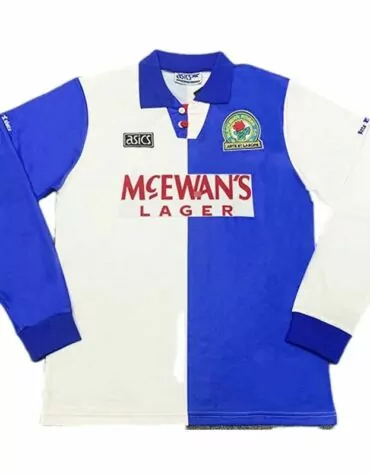 Camiseta Blackburn Rovers Primera Equipación 1994/95 Manga Larga | Cuirz 5
