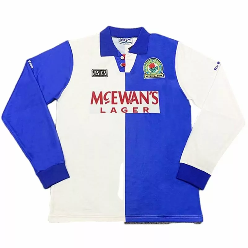Camiseta Blackburn Rovers Primera Equipación 1994/95 Manga Larga | Cuirz 3