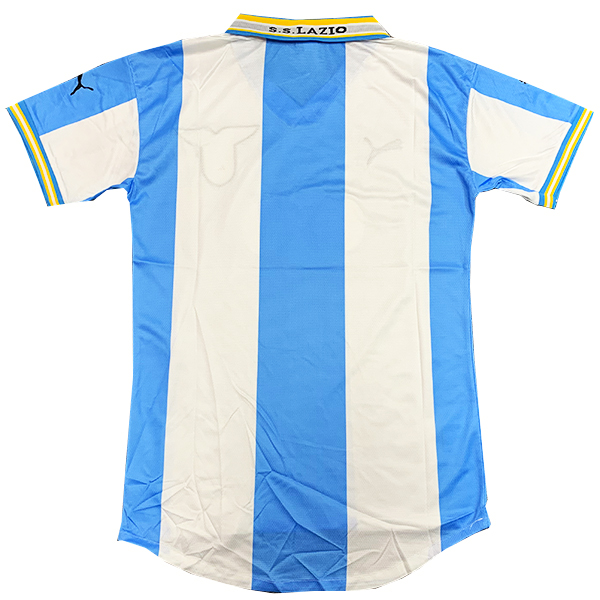 Camiseta Lazio Primera Equipación 1999/00, Azul y Blanco | Cuirz 4