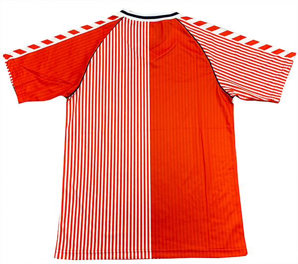 Camiseta Dinamarca Primera Equipación 1986, Rojo y Blanco | Cuirz 4