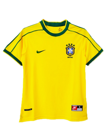 Camiseta Brasil Primera Equipación 1998