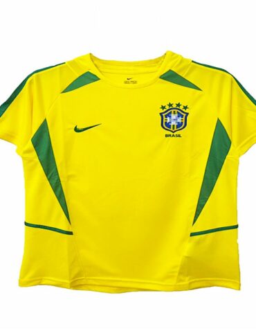 Camiseta Brasil Primera Equipación 2002
