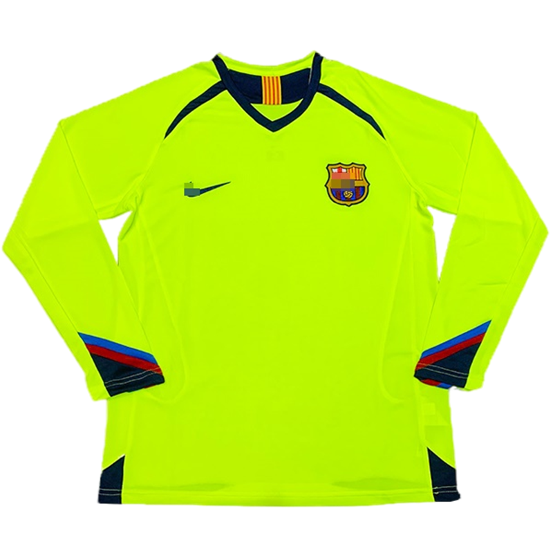 Camiseta FC Barcelona Segunda Equipación Manga Larga 2005/06 | Cuirz