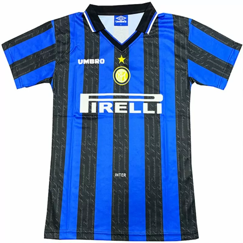 Camiseta Inter de Milán Primera Equipación 1997/98, Azul y Negro | Cuirz 3