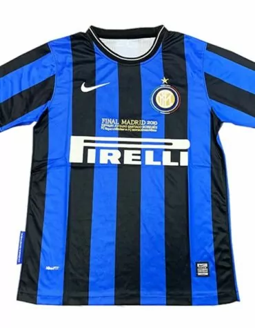 Camiseta Inter de Milán Primera Equipación 2010, Azul y negro