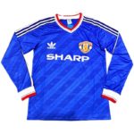 Camiseta Manchester United Segunda Equipación 1986-88 Manga Larga | Cuirz 2
