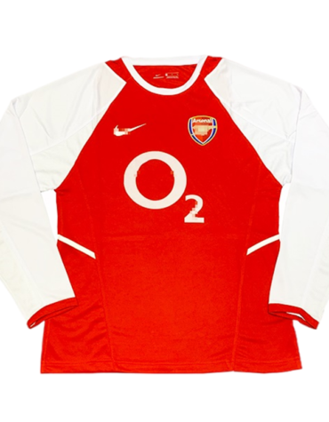 Camiseta Arsenal Primera Equipación 2002/04 Manga Larga | Cuirz 5