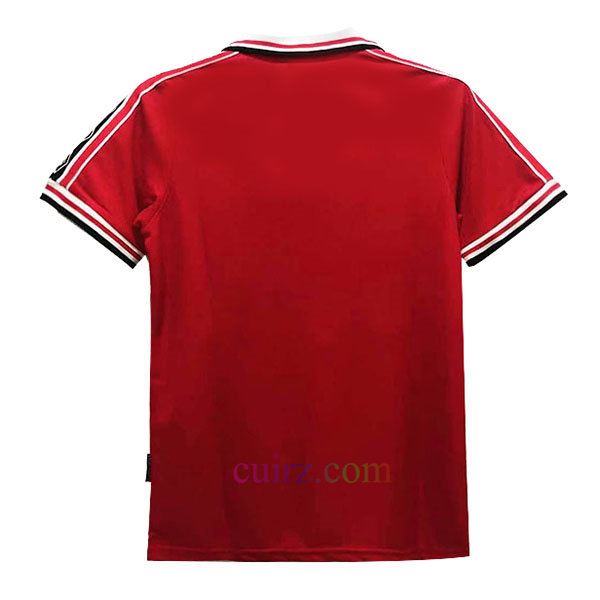 Camiseta de Fútbol Manchester United 1998 Rojo