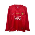 Camiseta Manchester United Primera Equipación 2007/08 de Liga de Campeones de la UEFA, Manga Larga | Cuirz 2