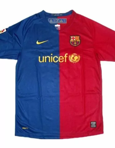 Camiseta Barça Primera Equipación 2008/09 de Liga de Campeones de la UEFA
