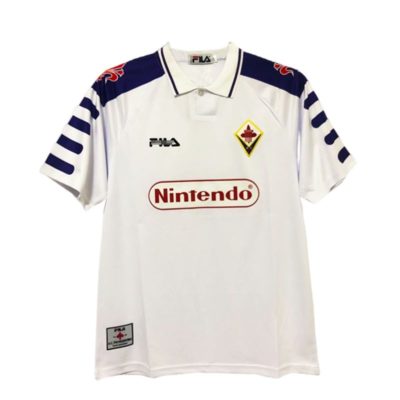 Camiseta Fiorentina Segunda Equipación1998, Blanca | Cuirz