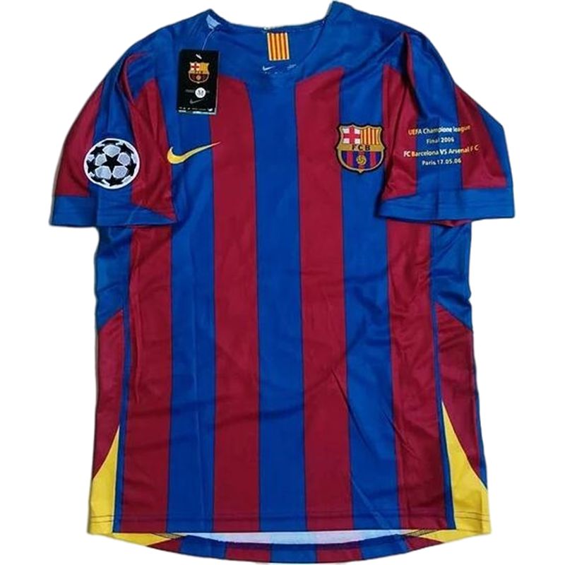 Camiseta Barça Primera Equipación 2005/06 de Liga de Campeones de la UEFA | Cuirz 3
