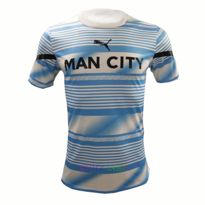 Camiseta Prepartido Manchester City 2022/23 Versión Jugador | Cuirz