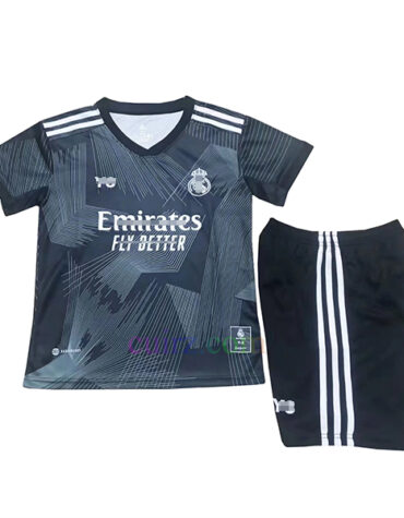Pantalón y Camiseta de Edición Especial Real Madrid 2022/23 Negro para Niños | Cuirz