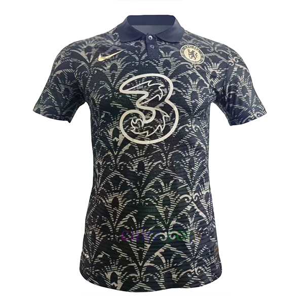 Camiseta de Clásica Chelsea 2022/23 Versión Jugador Gris Oscuro