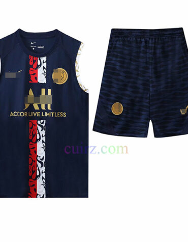 Camiseta Entrenamiento PSG 2022/23 Sin Mangas Kit Azul | Cuirz