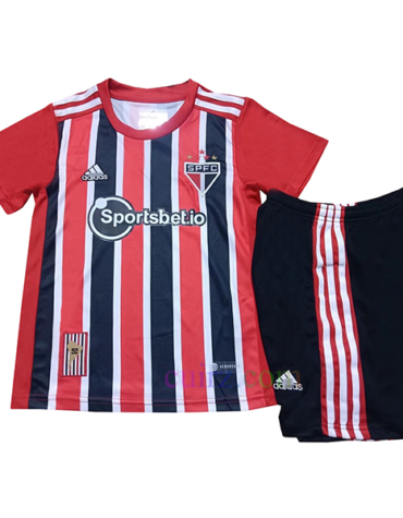 Camiseta São Paulo 2ª Equipación 2022/23 Niño | Cuirz