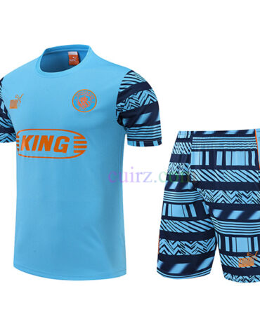 Camiseta de Entrenamiento Manchester City 2022/23 Kit Azul | Cuirz