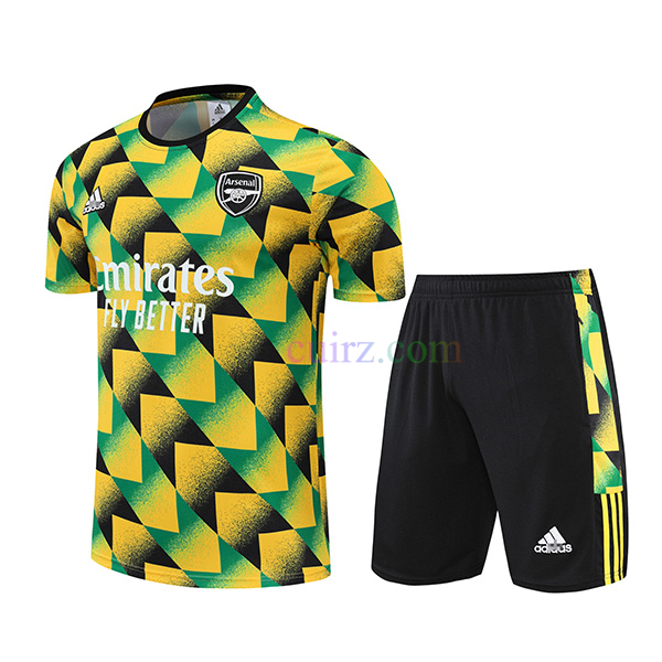 Camiseta de Entrenamiento Arsenal 2022/23 Kit Amarillo Verde | Cuirz 3