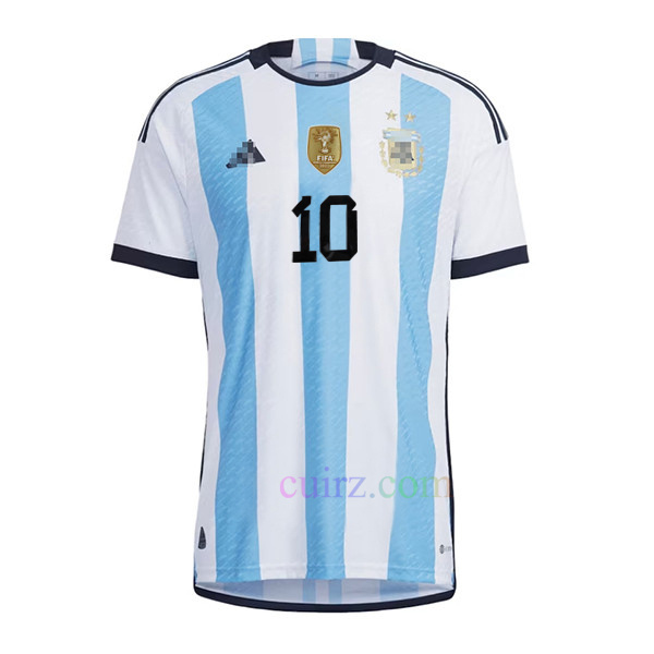 Camiseta Firmada Messi Argentina 1ª Equipación 2022 Versión Jugador | Cuirz 4