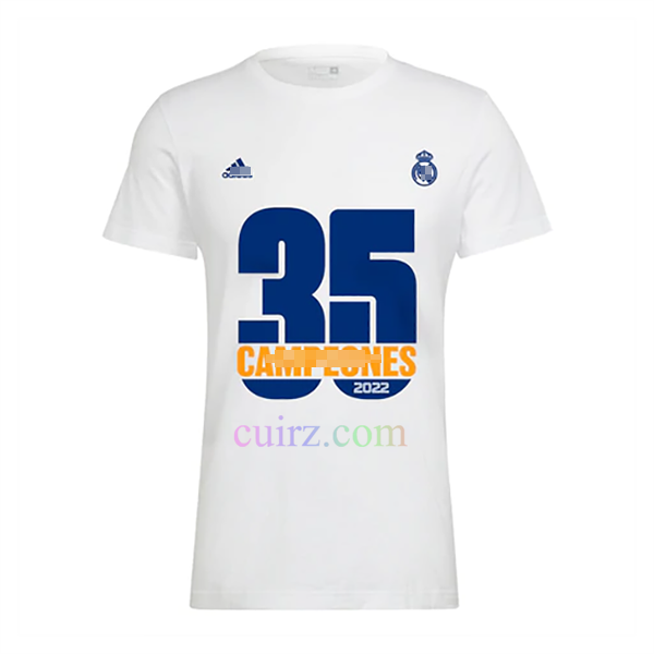 Camiseta Champion 35 Real Madrid 2022 Blanca | Cuirz