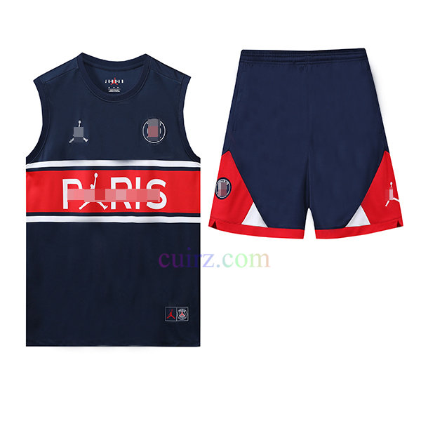 Camiseta de Entrenamiento PSG 2022/23 Sin Mangas Kit Azul | Cuirz 3