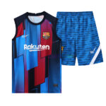 Camiseta de Entrenamiento Barcelona 2022/23 Sin Mangas Kit Azul