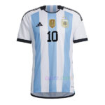Camiseta Firmada Messi Argentina 3 Estrellas 1ª Equipación 2022 | Cuirz 3