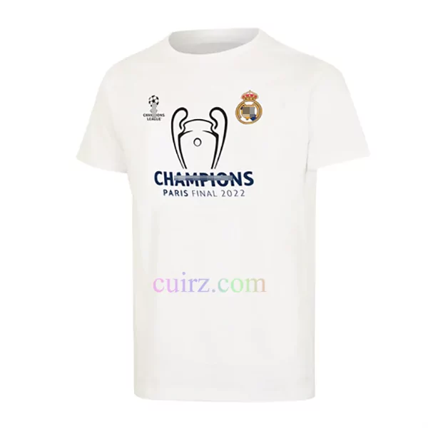 Camiseta Campeones UCL 2022 Real Madrid Blanca | Cuirz