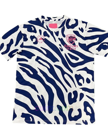 Camiseta Adidas Stella McCartney Arsenal Antes del Partido Blanco y Azul | Cuirz