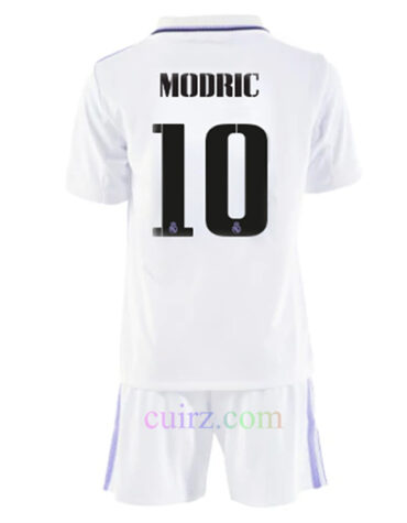 Modric Pantalón y Camiseta Real Madrid 1ª Equipación 2022/23 para Niños | Cuirz