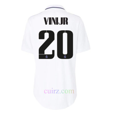 Camiseta Real Madrid 1ª Equipación 2022/23 Mujer Vinicius | Cuirz