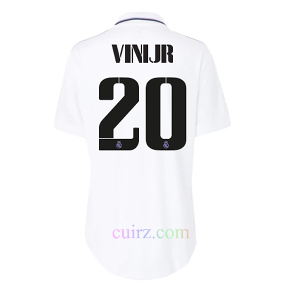 Camiseta Real Madrid 1ª Equipación 2022/23 Mujer Vinicius | Cuirz 3