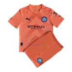 Camiseta Manchester City Guardameta 2022/23 Niño Naranja