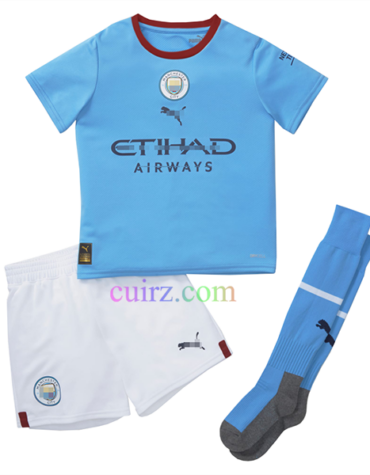 Camiseta Manchester City 1ª Equipación 2022/23 Niño | Cuirz