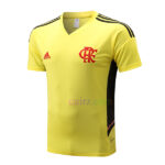 Camiseta de Entrenamiento CR Flamengo Kit 2022/23 Tops Amarillo