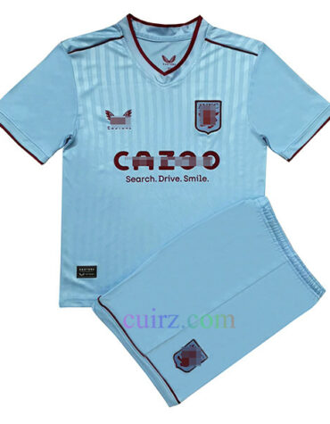 Camiseta Aston Villa 2ª Equipación 2022/23 Niño