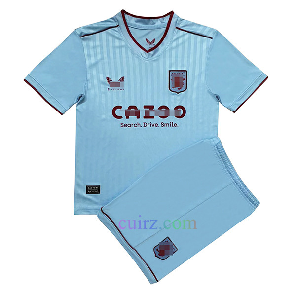 Camiseta Aston Villa 2ª Equipación 2022/23 Niño | Cuirz 3