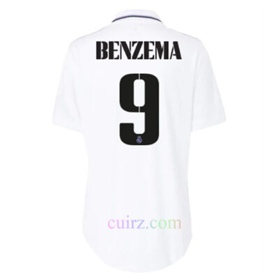Camiseta Real Madrid 1ª Equipación 2022/23 Mujer Benzema | Cuirz