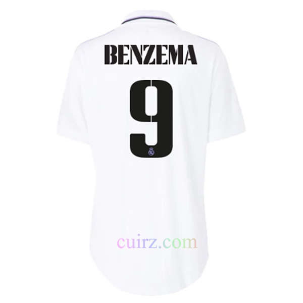 Camiseta Real Madrid 1ª Equipación 2022/23 Mujer Benzema | Cuirz 3