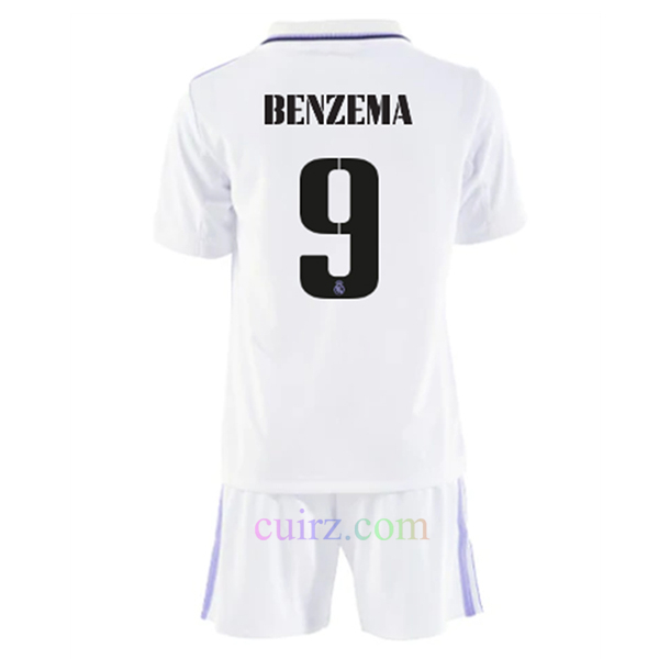 Benzema Pantalón y Camiseta Real Madrid 1ª Equipación 2022/23 para Niños | Cuirz 3