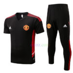 Camiseta de Entrenamiento Manchester United Kit 2022/23 Negra
