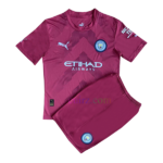 Camiseta Manchester City Guardameta 2022/23 Niño Roja