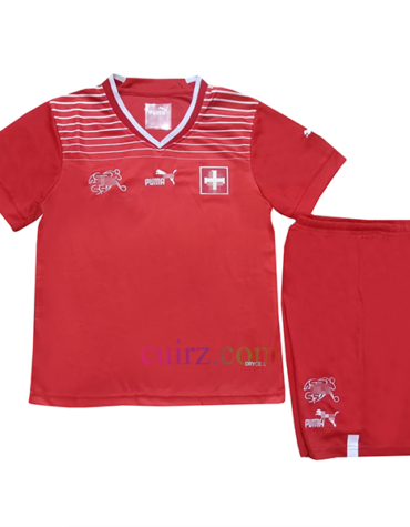 Camiseta Suiza 1ª Equipación 2022 Niño | Cuirz