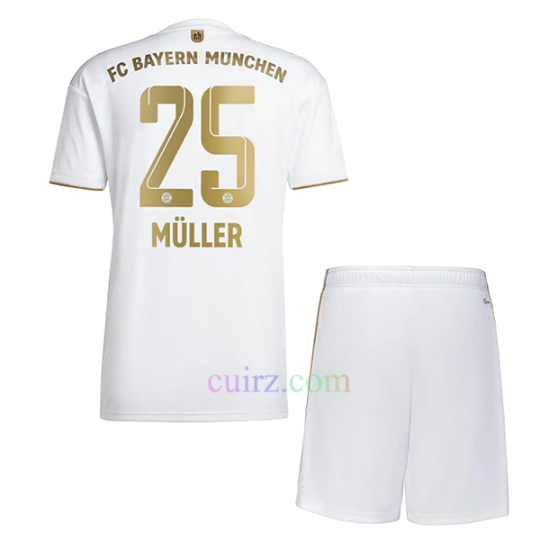 Camiseta Bayern München 2ª Equipación 2022/23 Niño Müller | Cuirz 3