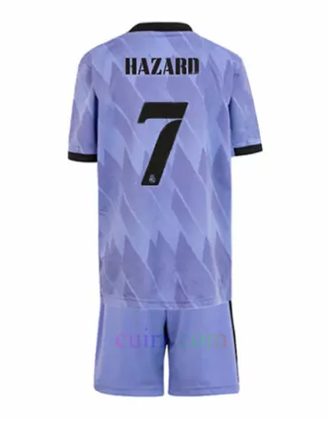 Hazard Pantalón y Camiseta Real Madrid 2ª Equipación 2022/23 para Niños
