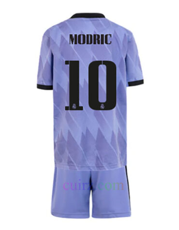 Modric Pantalón y Camiseta Real Madrid 2ª Equipación 2022/23 para Niños