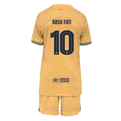 Camiseta Barcelona 2ª Equipación 2022/23 Niño Ansu Fati