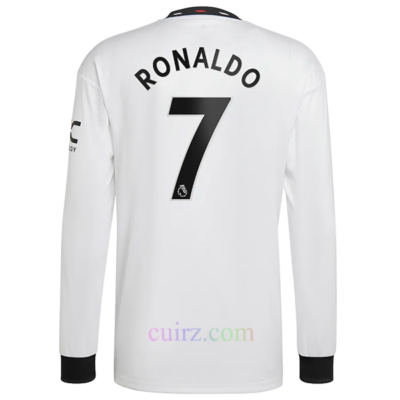 Camiseta Manchester United 2ª Equipación 2022/23 Cristiano Ronaldo Premier League Mangas Largas | Cuirz