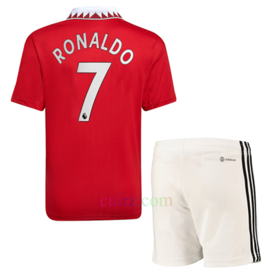Camiseta Manchester United 1ª Equipación 2022/23 Niño Cristiano Ronaldo Premier League | Cuirz